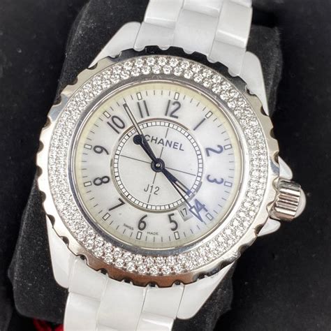 chanel j12 white ceramic bracelet watch|authentic chanel j12 watch.